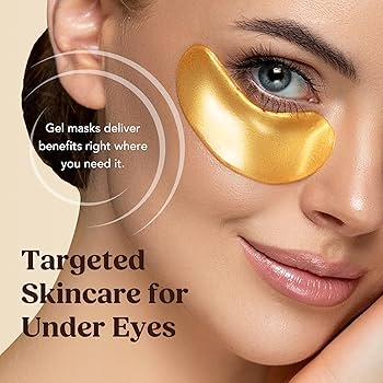 Gold Under-Eye Masks – Reduce Puffiness & Tired Eyes (30 Pairs)